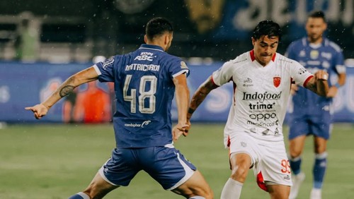 Bali United Dikalahkan 10 Pemain Persib Bandung 2-3