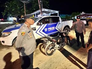 Polisi Razia Balap Liar di Pringsewu, 14 Motor Disita