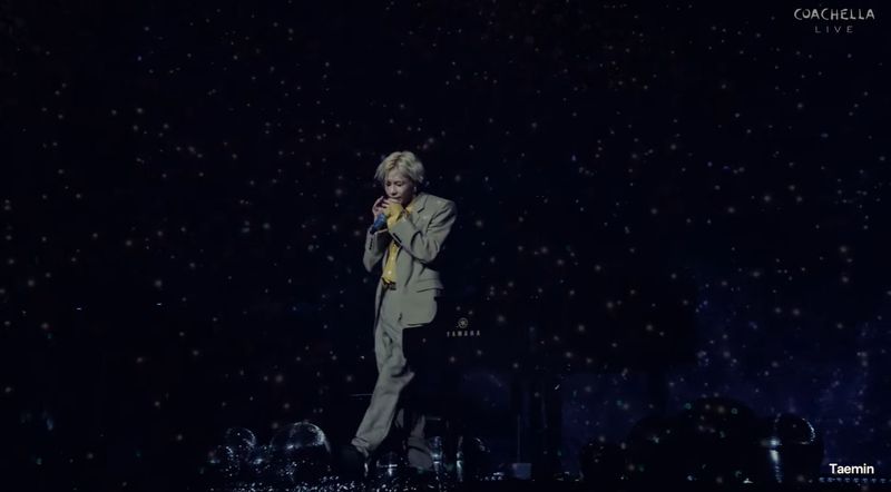 Taemin debut di Coachella 2026 pada Sabtu (11/4) waktu California.