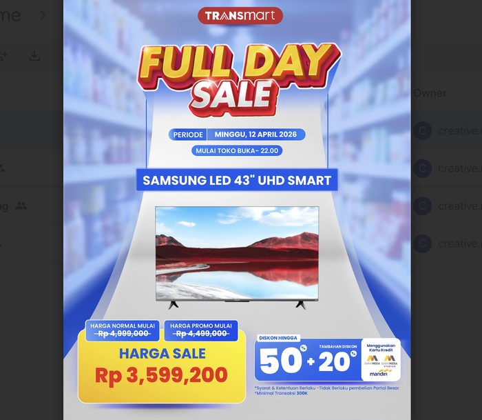 Transmart Full Day Sale