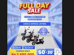 Ada Promo Menggoda Sepeda Listrik di Transmart Full Day Sale