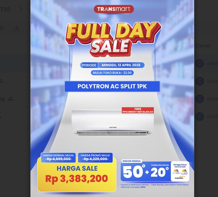 Transmart Full Day Sale