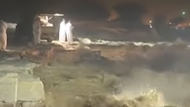 Banjir Arab Saudi. (Tangkapan Layar Tiktok/Kreem506)