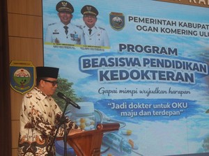 Bupati OKU Sosialisasikan Beasiswa Kedokteran untuk Siswa Kurang Mampu