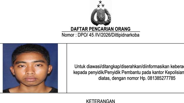 Gede Suwitrayasa alias Desu, DPO Bareskrim Polri terkait peredaran narkoba di THM Bali.