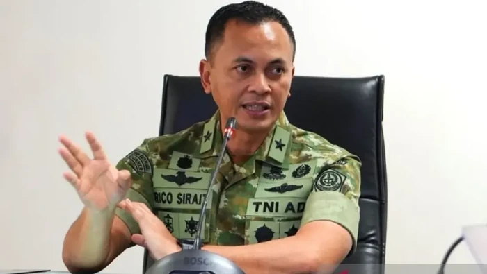 Kepala Biro Hubungan Masyarakat dan Informasi Pertahanan Sekretaris Jenderal Kementerian Pertahanan Brigadir Jenderal TNI Rico Ricardo Sirait. (ANTARA/HO-Biro Humas dan Ifohan Sekretariat Jenderal Kemhan RI/pri.)
