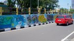 Duh! Mural di Gubeng Surabaya Rusak Akibat Vandalisme
