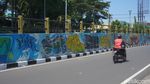Duh! Mural di Gubeng Surabaya Rusak Akibat Vandalisme