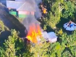 OPM Pimpinan Lekagak Talenggen Bakar Rumah di Puncak Papua, Warga Mengungsi