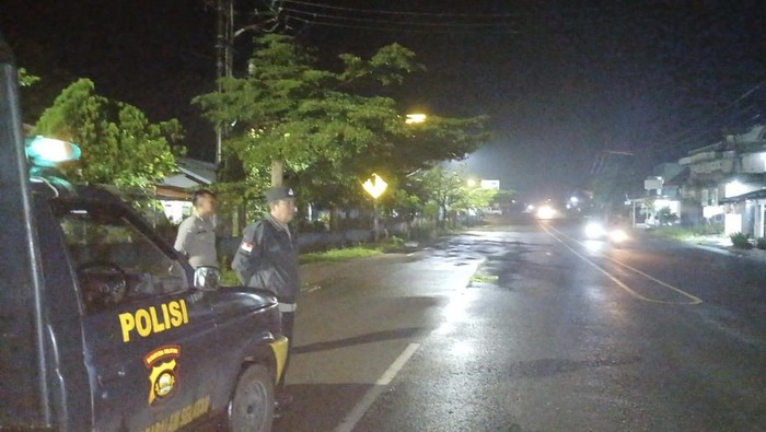 Polres Pagar Alam melakukan giat razia di lokasi rawan balap liar