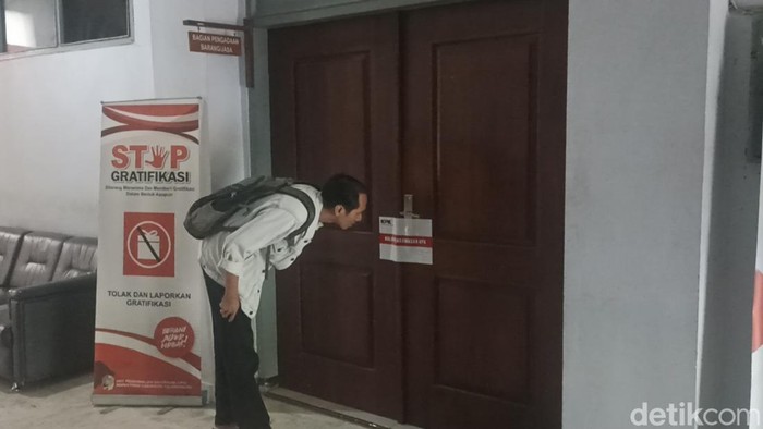 Sejumlah ruangan di Pemkab Tulungagung masih disegel KPK