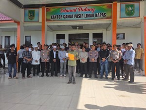 Warga di Rohil Deklarasi Damai Usai Demo soal Narkoba Berujung Perusakan