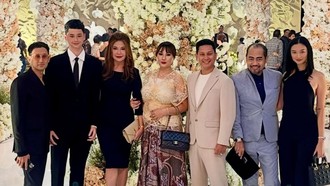 Most Pop: Gaya Tamara Bleszynski di Nikahan Rassya, Tak Tampil di Pelaminan