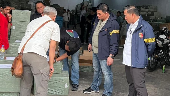 Bareskrim Polri membongkar penyelundupan di Jakarta Utara. (Dok. Istimewa)