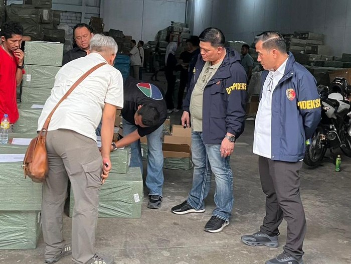 Bareskrim Polri bongkar penyelundupan di Jakarta Utara (dok.istimewa)