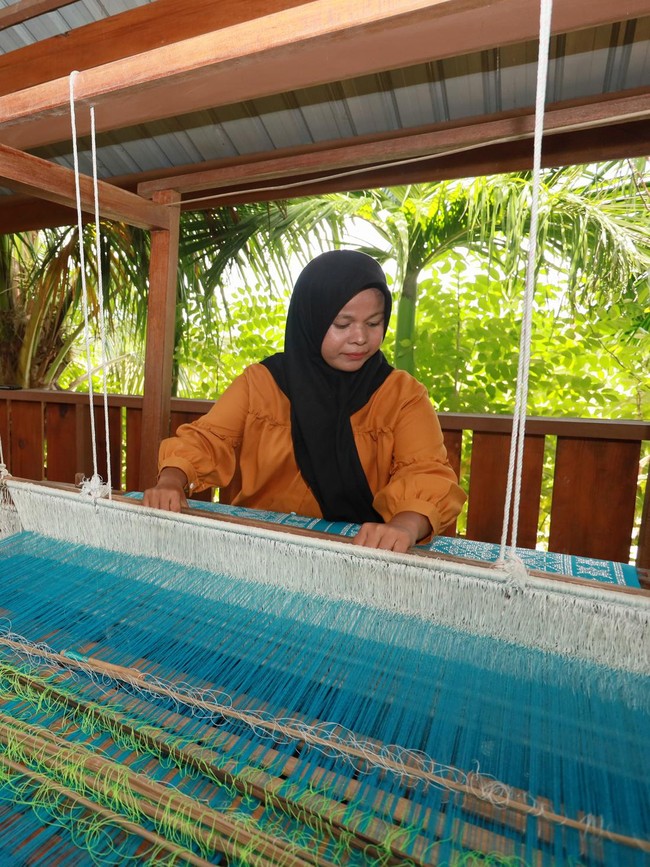 Dari Aceh ke Prancis, Songket Tradisional Tembus Pasar Internasional