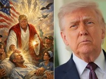 Trump Hapus Foto AI Dirinya Mirip Yesus Usai Dianggap Penistaan Agama