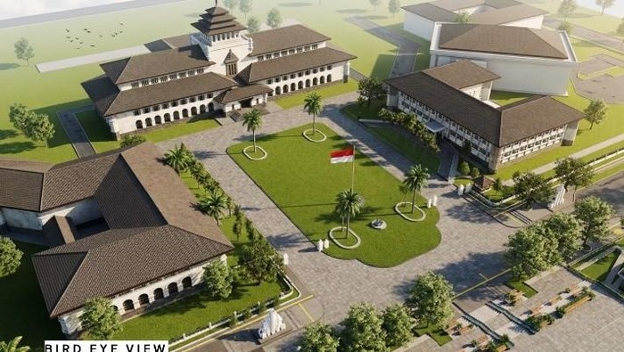Gambaran Penataan Plaza Gedung Sate-Gasibu