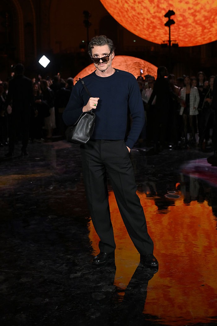 PARIS, FRANCE - OCTOBER 06: (EDITORIAL USE ONLY - For Non-Editorial use please seek approval from Fashion House) Pedro Pascal attends the Chanel Womenswear Spring/Summer 2026 show as part of Paris Fashion Week on October 06, 2025 in Paris, France. (Photo by Dominique Charriau/Getty Images)