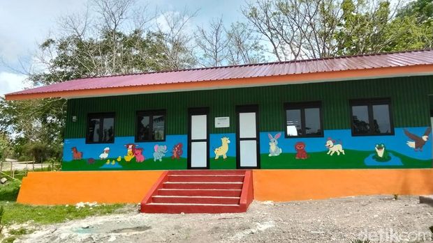 Gedung PAUD Cahaya Timur di Kabupaten Kupang, NTT. Gedung PAUD Cahaya Timur di Kabupaten Kupang, NTT.