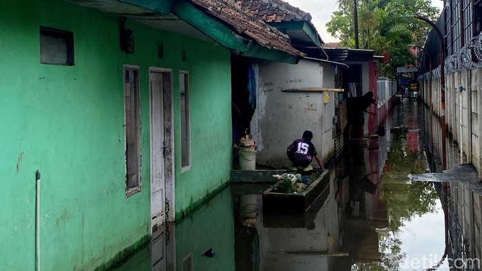 Genangan banjir di Rancanumpang, Kecamatan Gedebage