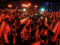 Video Warga Iran Demo Bela Pemerintahnya: AS Musuh Tuhan!