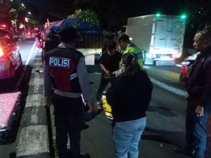 Kecelakaan Truk Vs Motor di Pasar Minggu Jaksel, Pemotor Tewas