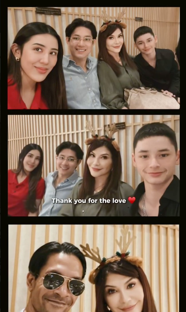 Bersama kakaknya, Teuku Rassya, Kenzou terlihat ikut mendampingi Tamara di acara ulang tahunnya pada Desember 2025. Kenakan kemeja hitam, paras ganteng Kenzou curi atensi. Foto: Instagram/@tamarableszynskiofficial
