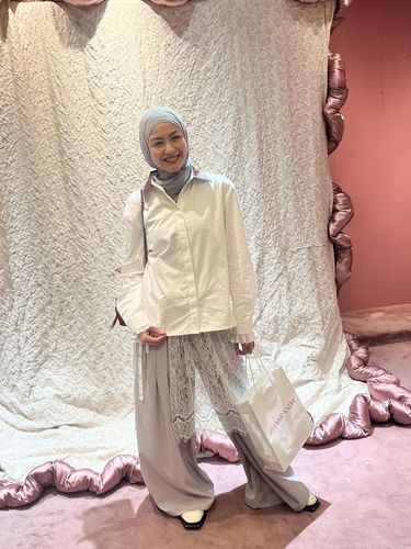 Kolaborasi RiaMiranda x 3Mongkis Hadirkan Koleksi Koleksi kolaborasi brand RiaMiranda dan 3Mongkis bertajuk Two, Aligned, di RiaMiranda Store Plaza Indonesia Level 4, Selasa (14/4/2026).