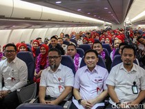Video: 198 Awak Kabin Lion Air Bertugas untuk Penerbangan Haji Global