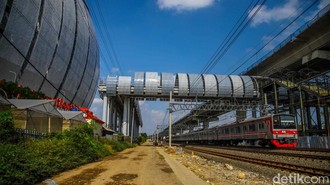 Melihat Progres Proyek Stasiun JIS, Ditarget Beroperasi Juni 2026