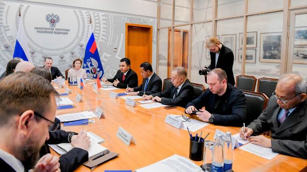 Menteri ESDM Bahlil Lahadalia bertemu Menteri Energi Rusia Sergey Tsivilev