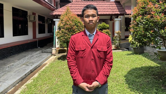 Siswa Sekolah Rakyat Menengah Atas (SRMA) 13 Bekasi, Akbar Farel.