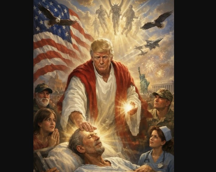 Trump jadi Yesus