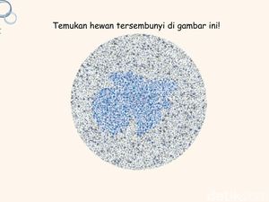 Coba Tebak Hewan yang Sembunyi di Pola Tes Buta Warna Ini, Jangan Sampai Siwer