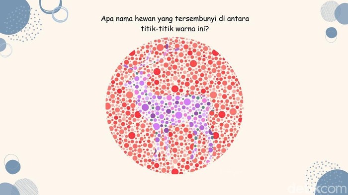 Coba Tebak Hewan yang 'Sembunyi' di Pola Tes Buta Warna Ini, Jangan Sampai Siwer