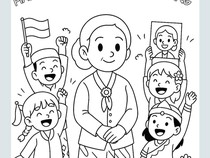 25 Gambar Mewarnai Hari Kartini untuk Anak TK dan SD, Siap Pakai dan Gratis!