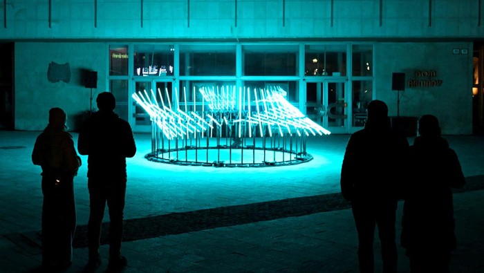 Festival Seni Cahaya Hidupkan Malam di Trencin