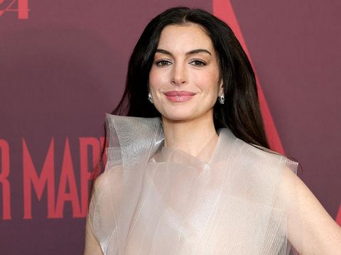 NEW YORK, NEW YORK - APRIL 13: Anne Hathaway attends A24's 