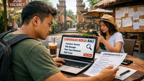Ilustrasi loker Bali. (AI)