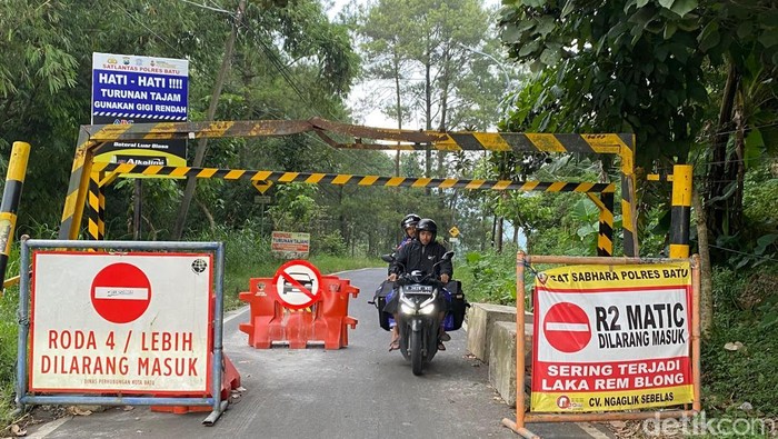 Jalur Klemuk di Jalan Rajakwesi, Songgokerto, Kota Batu