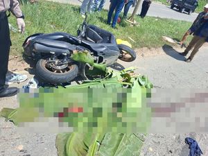Ibu dan Anak di Samarinda Tewas Terlindas Truk Peti Kemas