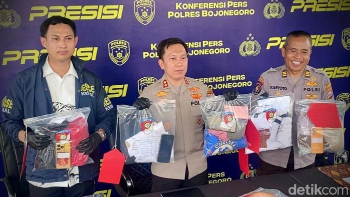 Konferensi pers kasus asusila di Bojonegoro