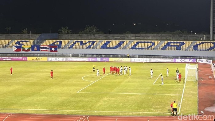 Laga Piala AFF U-17 antara Myanmar vs Thailand