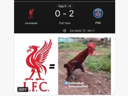 Keok dari PSG, Meme Liverpool Puasa Gelar Musim Ini