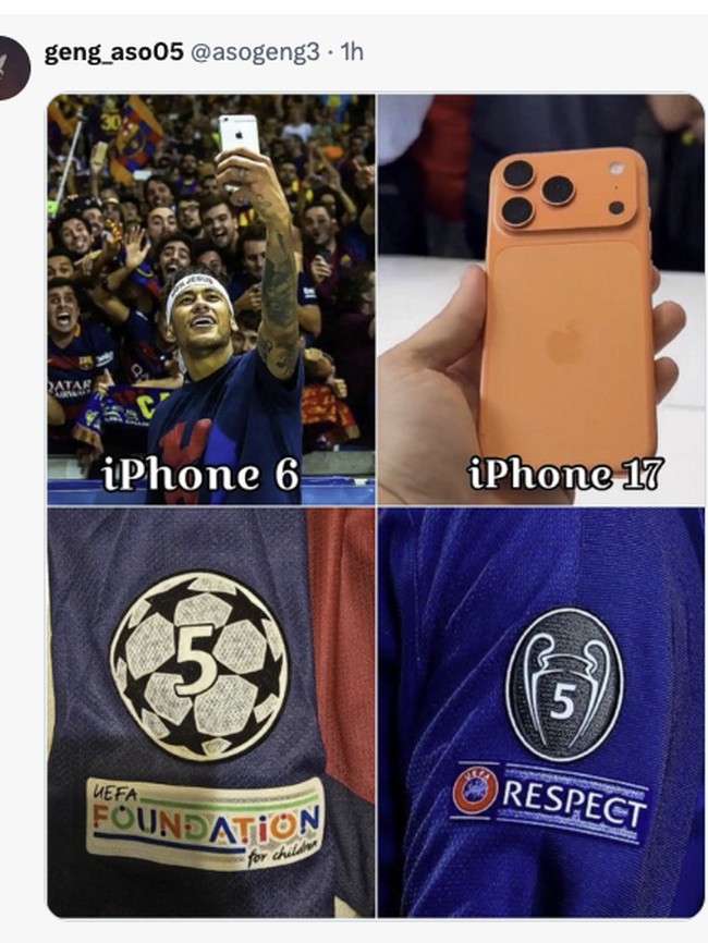 Meme Pedas! iPhone 7 ke 17 Rilis, Barca Belum Juara Liga Champions
