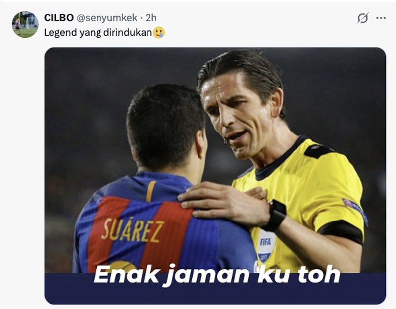 Meme Barca Tersingkir dari Liga Champions