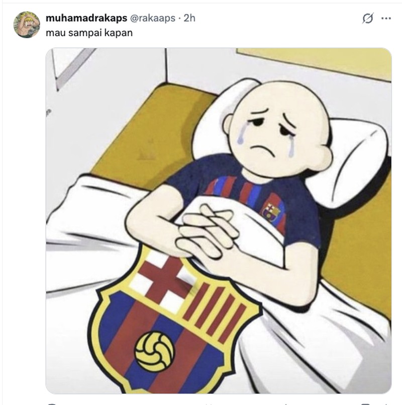 Meme Barca Tersingkir dari Liga Champions