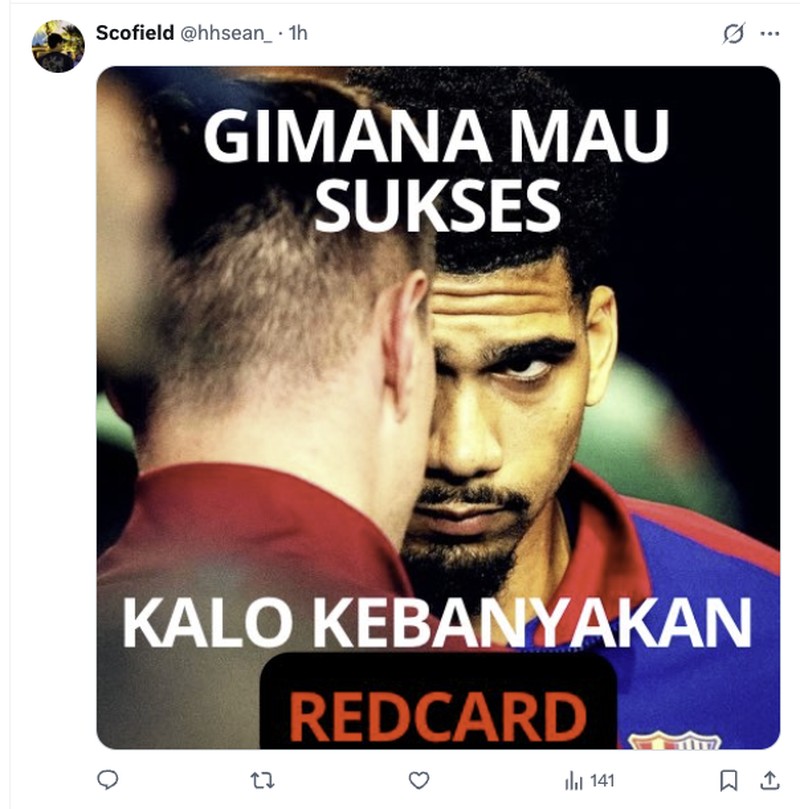 Meme Barca Tersingkir dari Liga Champions