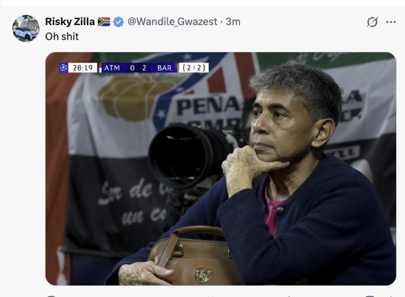 Meme Barca Tersingkir dari Liga Champions